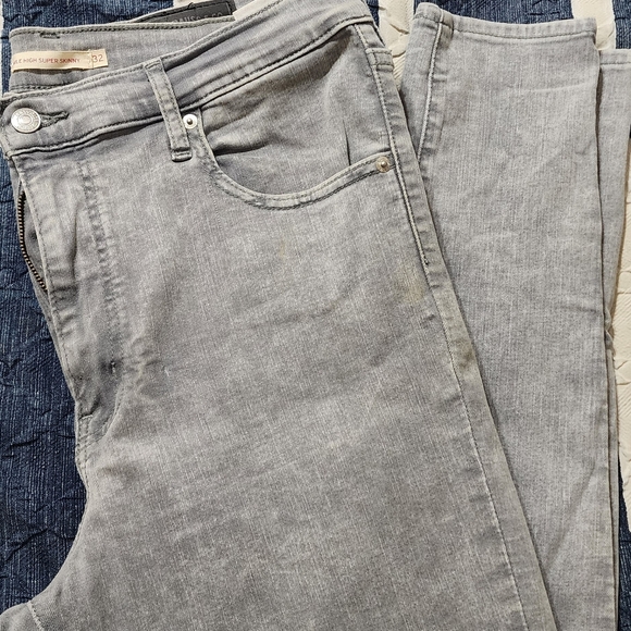 Levi's Denim - Levi's Light Gray Woman's  Skinny Jeans